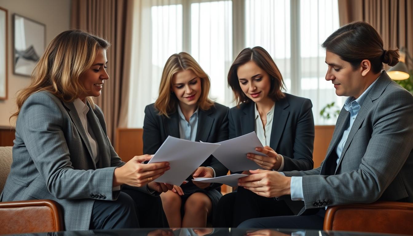 Real estate ownership transfer documents and closing confirmation